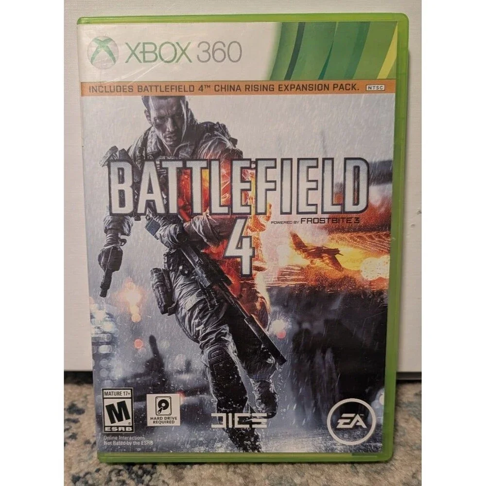 Battlefield 4 Xbox 360 Complete CIB 2 Disc Set China Rising Tested Working